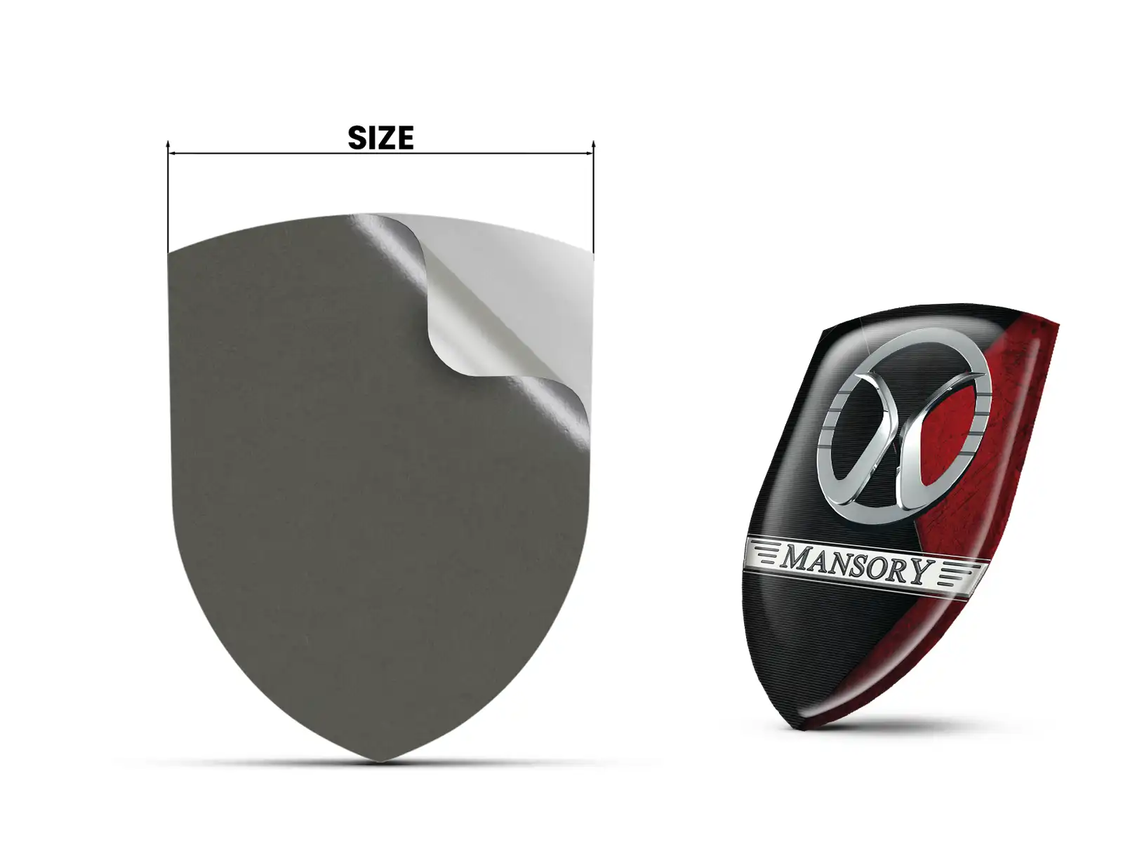 Mansory Adesivi Lettere Auto Max Moderni Pro Stile Durevole